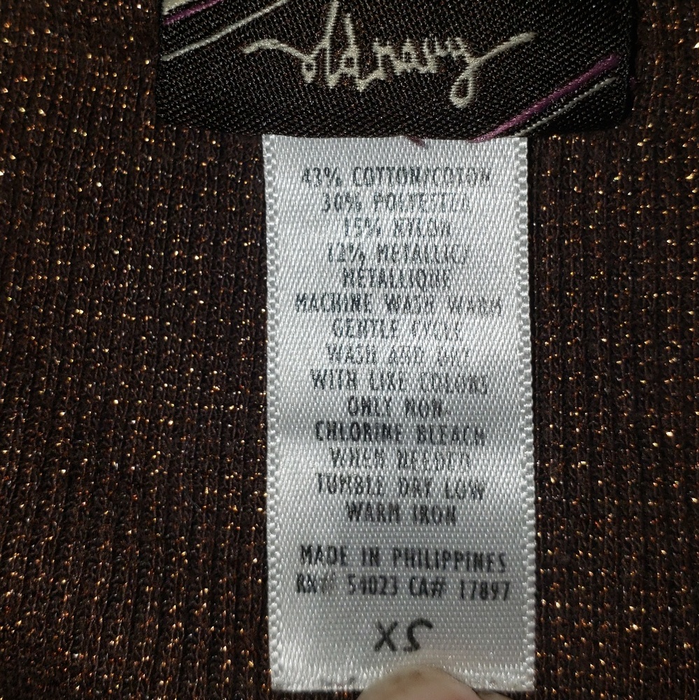 💜3/$10💜Metallic brown peep back hooded jacket - Picture 4 of 5